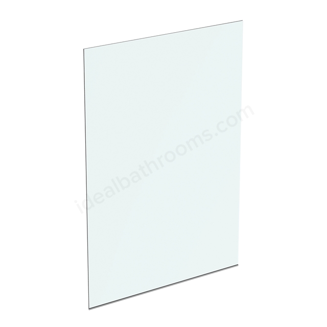 Ideal Standard 1400mm Dual Access Wetroom Panel w/ IdealClean Clear Glass - Bright Silver Finish