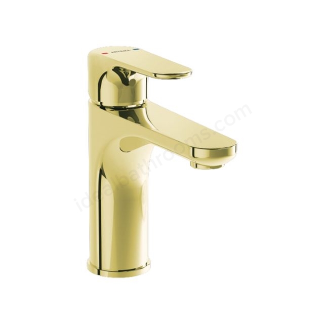 VitrA Root Round Basin Mixer - Gold