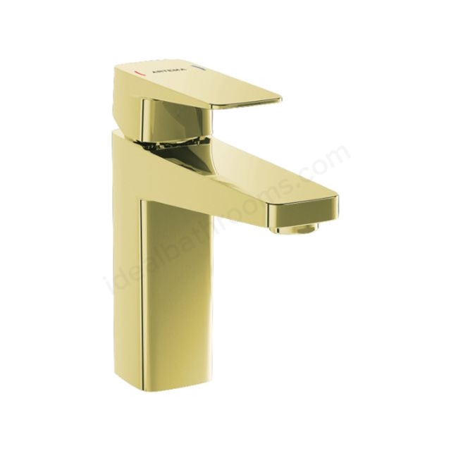 VitrA Root Square Basin Mixer - Gold