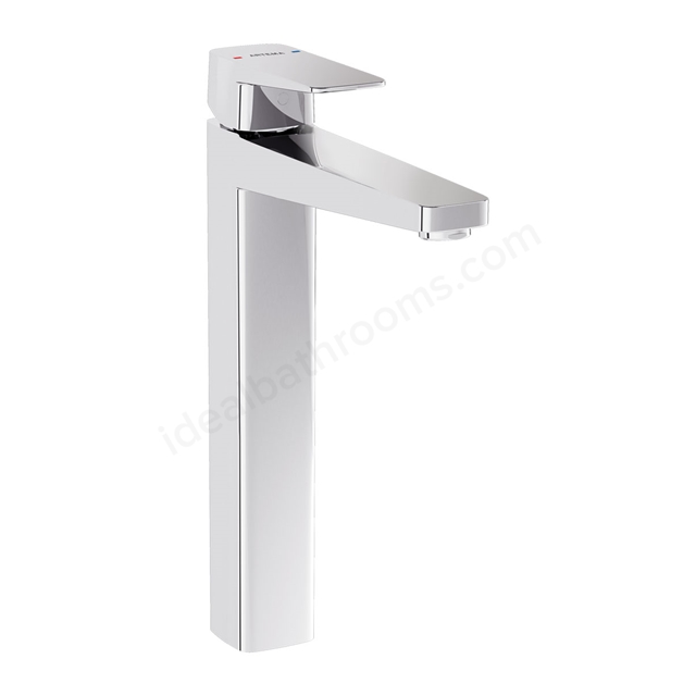 VitrA Root Square Tall Basin Mixer for Bowls - Chrome