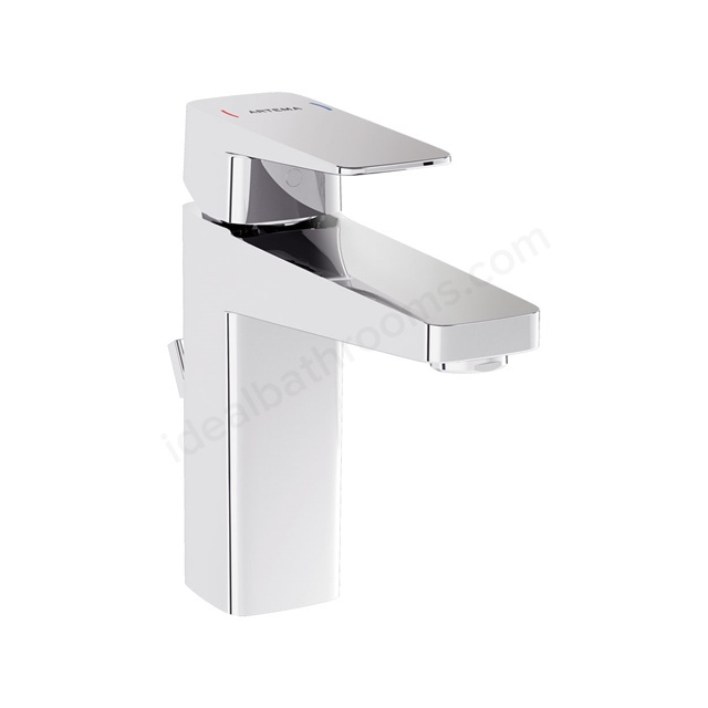 VitrA Root Square Tall Basin Mixer for Bowls with Pop-Up Waste - Chrome
