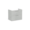 VitrA Root 2 Drawer 800mm Washbasin Unit - High Gloss Pearl Grey