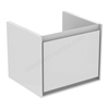 Ideal Standard Connect Air Cube Wall Hung Vanity Unit Only; 1 Drawer; 550mm Wide; Gloss White / Matt White
