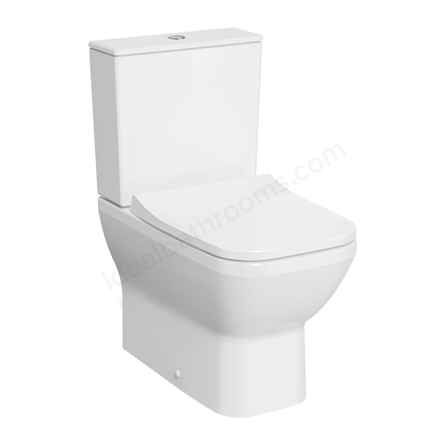 VitrA Integra Square Close Coupled 620mm Back to Wall WC Pan