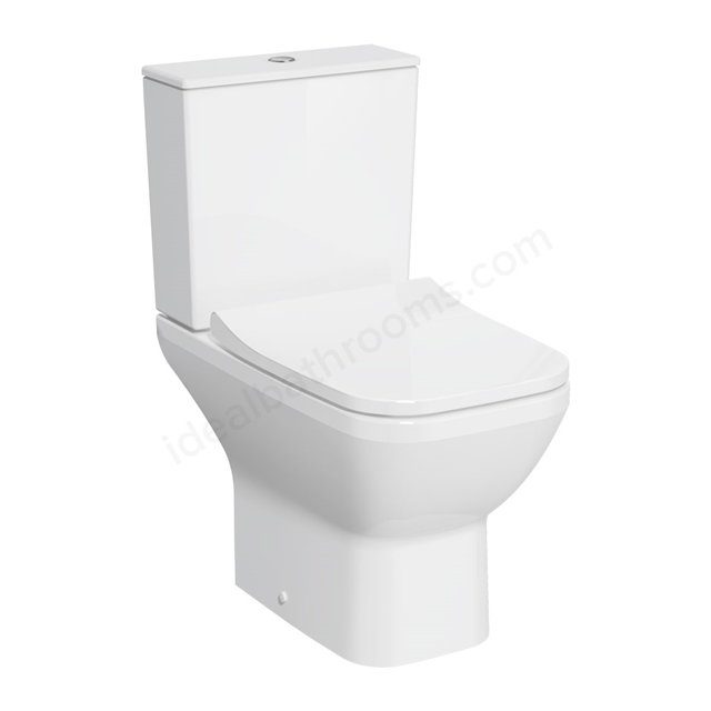 VitrA Integra Square 620mm Open Back Close Coupled WC Pan