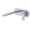 RAK Ceramics Mercury Wall Mounted Single Lever Basin Mixer - Chrome
