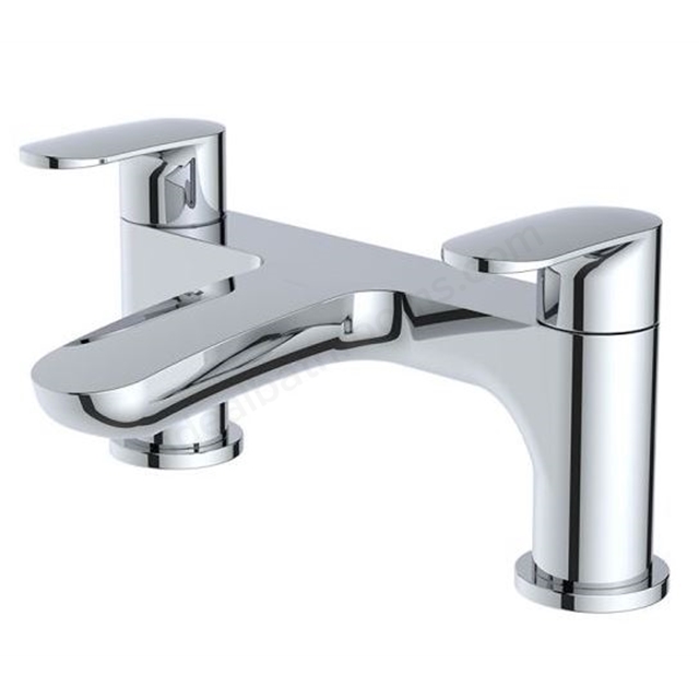 RAK Ceramics Mercury Deck Mounted Bath Filler - Chrome
