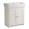 Tavistock Lansdown 700mm Freestanding Vanity Unit; 2 Doors - Linen White