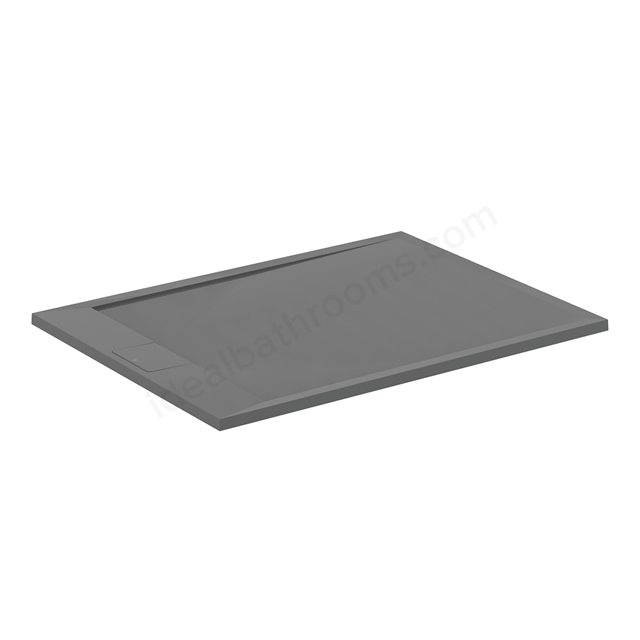 Ideal Standard i.life Ultra Flat 1200mm x 800mm Shower Tray - Concrete Grey