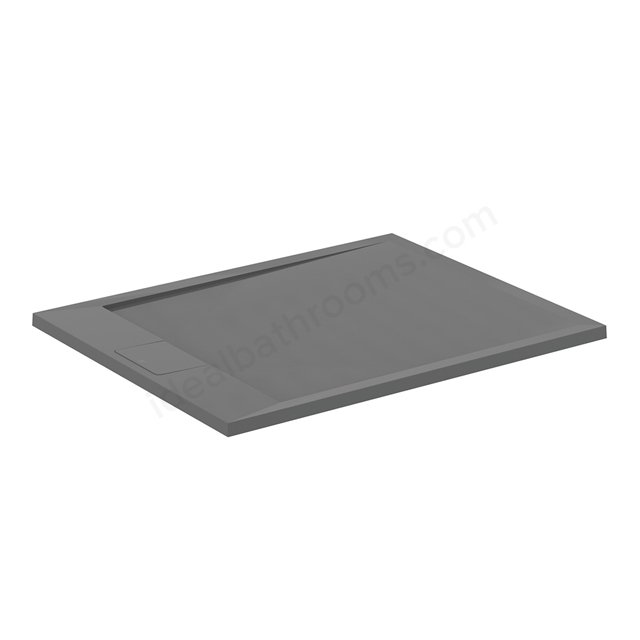 Ideal Standard i.life Ultra Flat 1000mm x 800mm Shower Tray - Concrete Grey