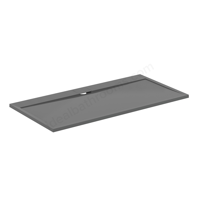 Ideal Standard i.life Ultra Flat 1800mm x 900mm Shower Tray - Concrete Grey