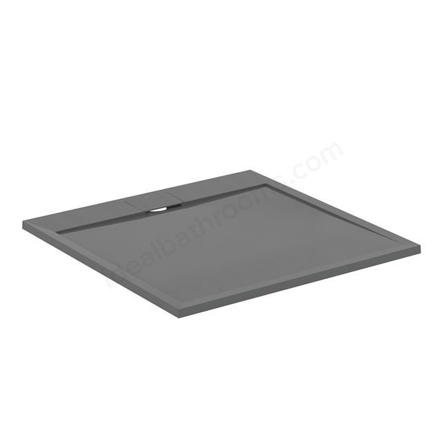 Ideal Standard i.life Ultra Flat 1000mm x 1000mm Shower Tray - Concrete Grey