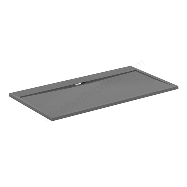 Ideal Standard i.life Ultra Flat 1700mm x 900mm Shower Tray - Concrete Grey