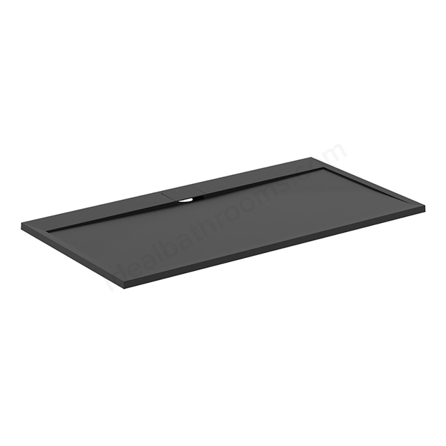 Ideal Standard i.life Ultra Flat 1700mm x 900mm Shower Tray - Jet Black
