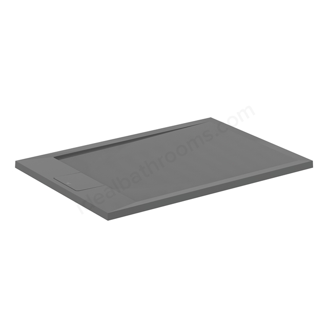 Ideal Standard i.life Ultra Flat 1000mm x 700mm Shower Tray - Concrete Grey