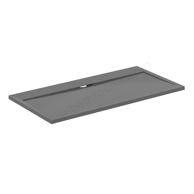 Ideal Standard i.life Ultra Flat 1400mm x 700mm Shower Tray - Concrete Grey