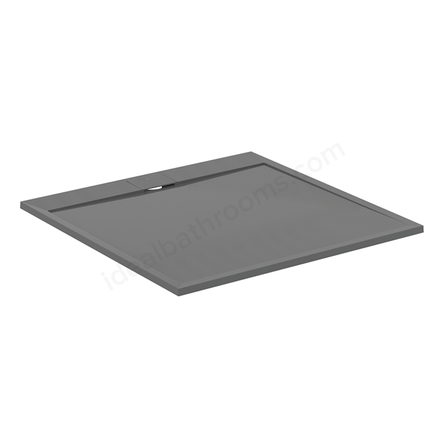Ideal Standard i.life Ultra Flat 1200mm x 1200mm Shower Tray - Concrete Grey