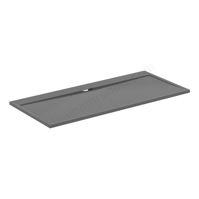 Ideal Standard i.life Ultra Flat 2000mm x 900mm Shower Tray - Concrete Grey
