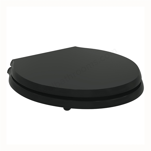 Ideal Standard Waverley Toilet Seat & Cover - Black