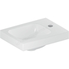 Geberit iCon 380mm Right Hand 1 Tap Hole Cloakroom Basin - White