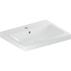 Geberit iCon 600mm 1 Tap Hole Vanity Basin w/ Overflow - White