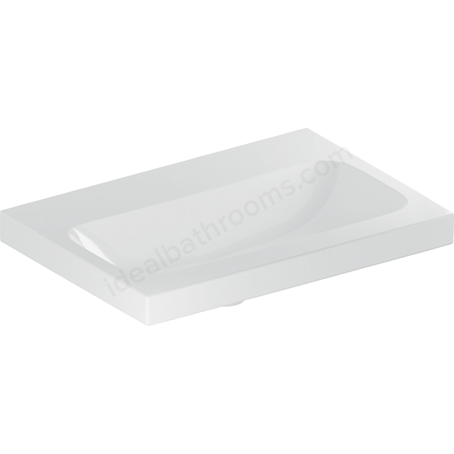 Geberit iCon 600mm 0 Tap Hole Vanity Basin w/o Overflow - White