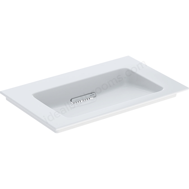 Geberit One Innovative Waste 750mm 0 Tap Hole Vanity Basin - White