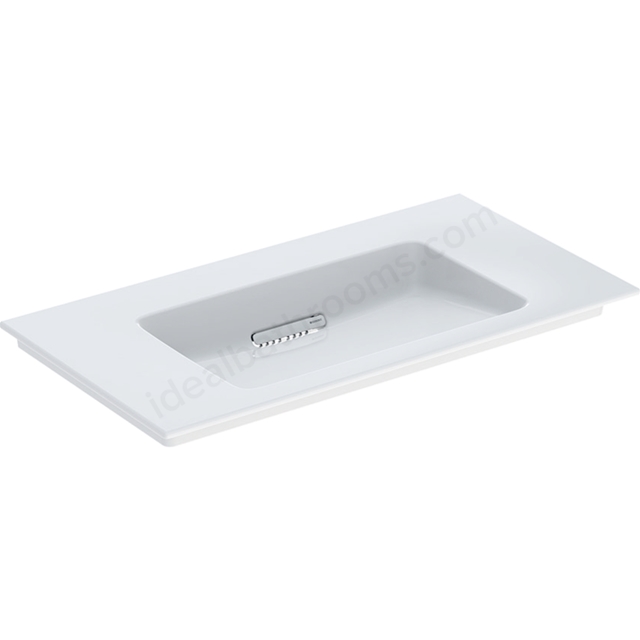 Geberit One Innovative Waste 900mm 0 Tap Hole Vanity Basin - White