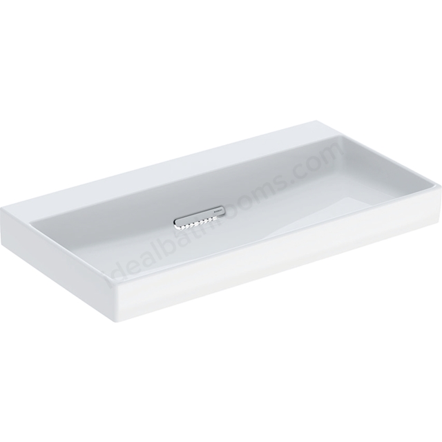 Geberit One Innovative Waste 900mm 0 Tap Hole Countertop Basin - White