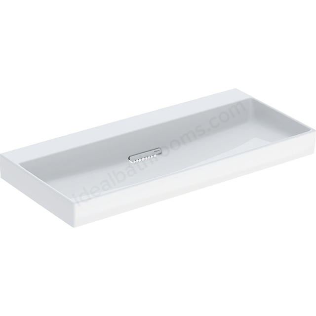 Geberit One Innovative Waste 1050mm 0 Tap Hole Countertop Basin - White