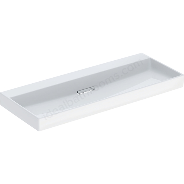 Geberit One Innovative Waste 1200mm 0 Tap Hole Countertop Basin - White