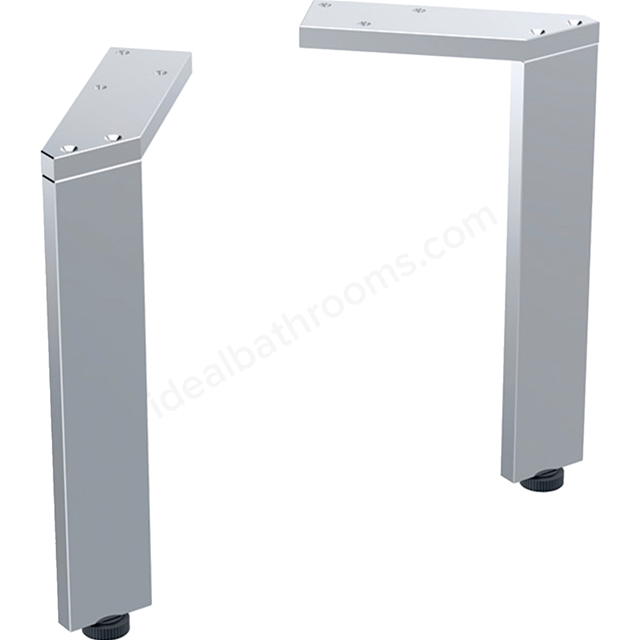 Geberit iCon 217mm Feet set - Gloss Chrome