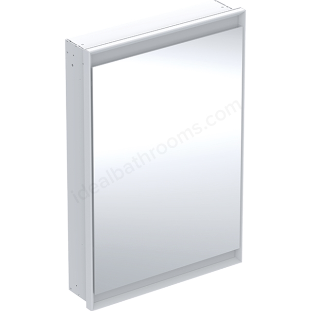 Geberit One 1 Door Right Hinge 600mm Comfort Light Mirror Cabinet - White