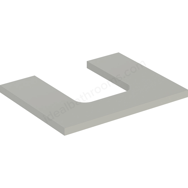 Geberit One Central Cut-out 600mm Washtop - Matt Greige