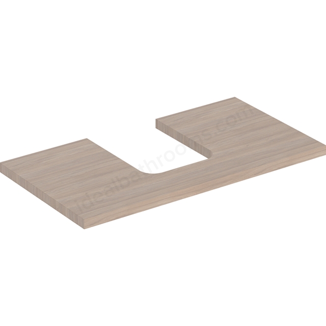 Geberit One Central Cut-out 750mm Washtop - Oak