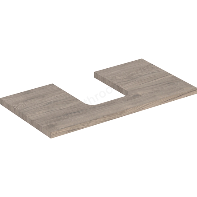 Geberit One Central Cut-out 750mm Washtop - Hickory