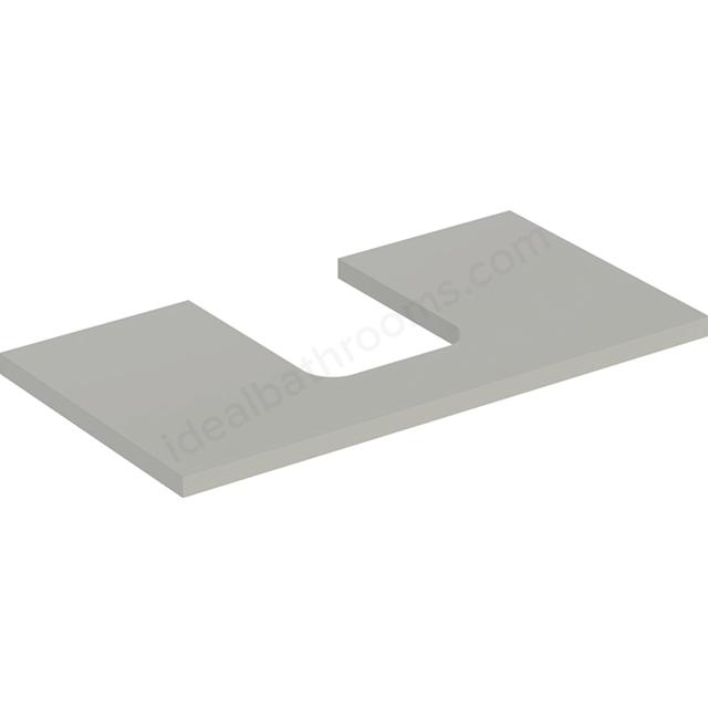 Geberit One Central Cut-out 750mm Washtop - Matt Greige