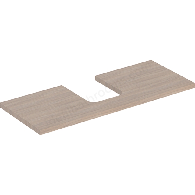 Geberit One Central Cut-out 1200mm Washtop - Oak/Texture