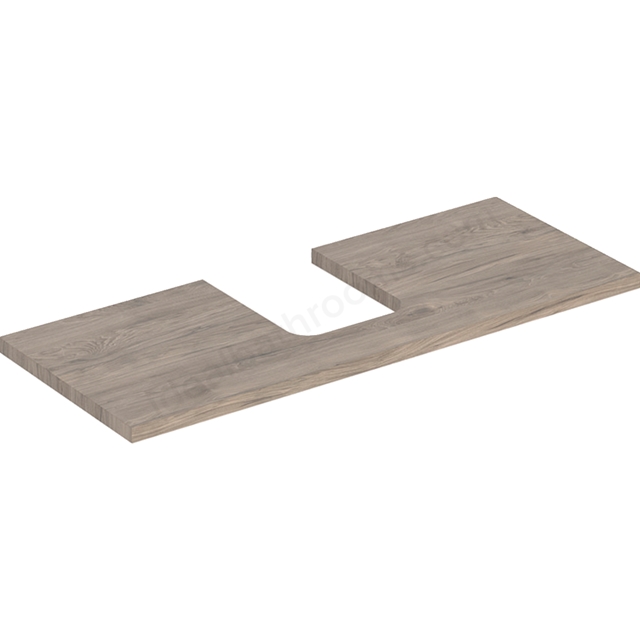Geberit One Central Cut-out 1200mm Washtop - Hickory