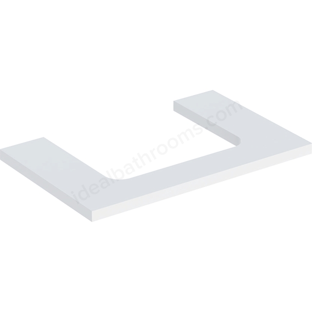 Geberit One Central Cut-out 750mm Washtop - Matt White