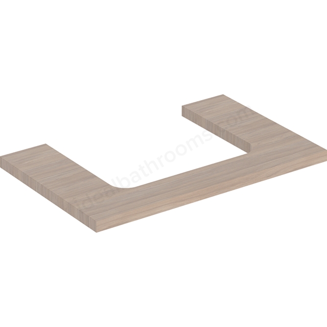 Geberit One Central Cut-out 750mm Washtop - Oak