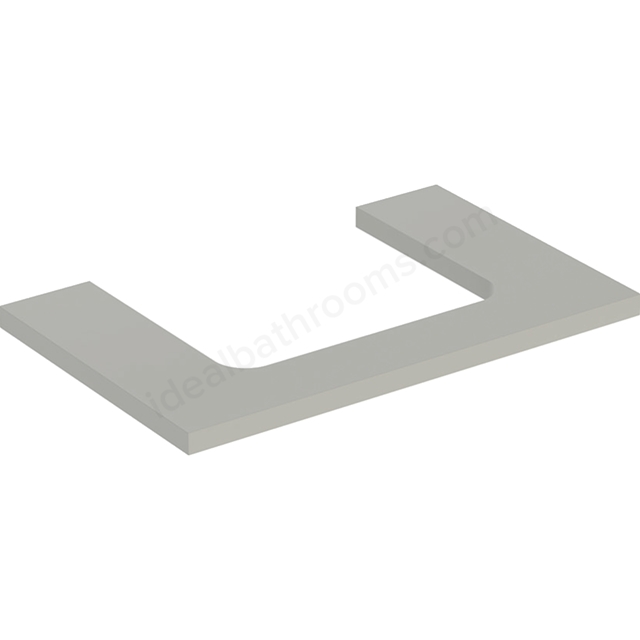 Geberit One Central Cut-out 750mm Washtop - Matt Greige