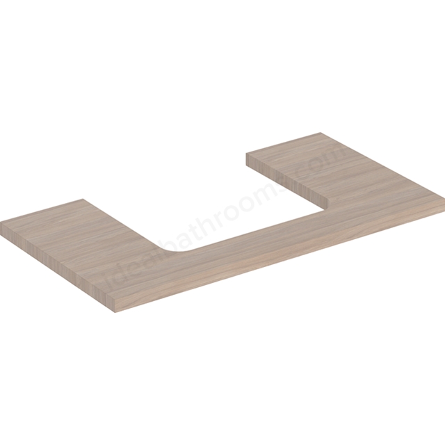 Geberit One Central Cut-out 900mm Washtop - Oak