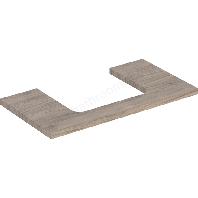 Geberit One Central Cut-out 900mm Washtop - Hickory