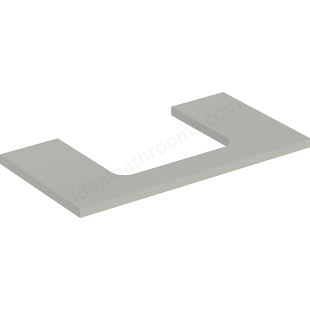 Geberit One Central Cut-out 900mm Washtop - Matt Greige