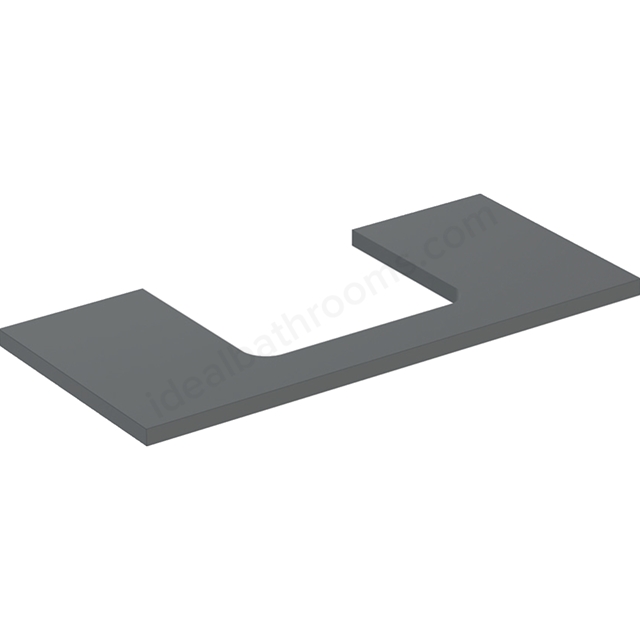 Geberit One Central Cut-out 1050mm Washtop - Matt Lava