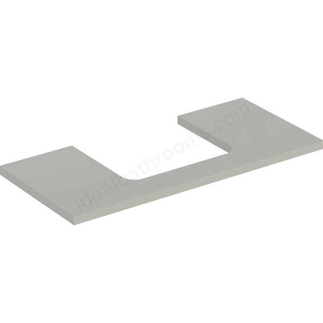 Geberit One Central Cut-out 1050mm Washtop - Matt Greige