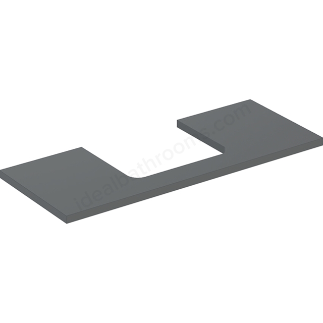 Geberit One Central Cut-out 1200mm Washtop - Matt Lava