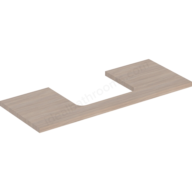 Geberit One Central Cut-out 1200mm Washtop - Oak