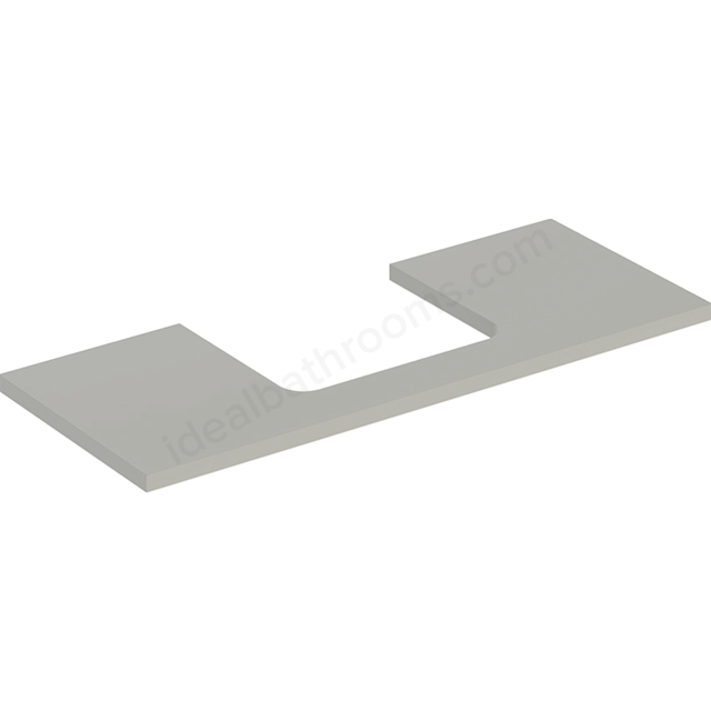 Geberit One Central Cut-out 1200mm Washtop - Matt Greige